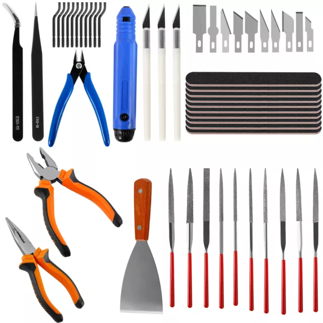 51Pcs 3D Printer Tools Kit Cleaning and Removal Tool Include Deburring Tool 2