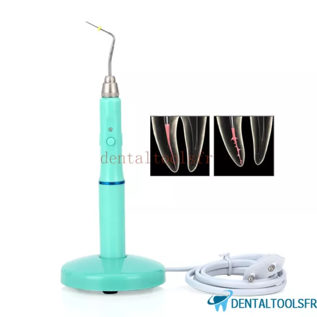 Dentaire Sans fil Système Obturation Gutta Percha Endodontie chauffant 2 inserts