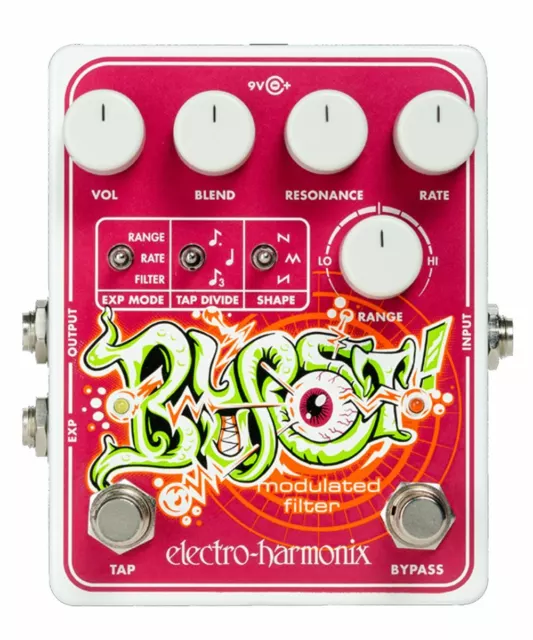 Electro-Harmonix Blurst Modulated Filter pedal w/9v power supply