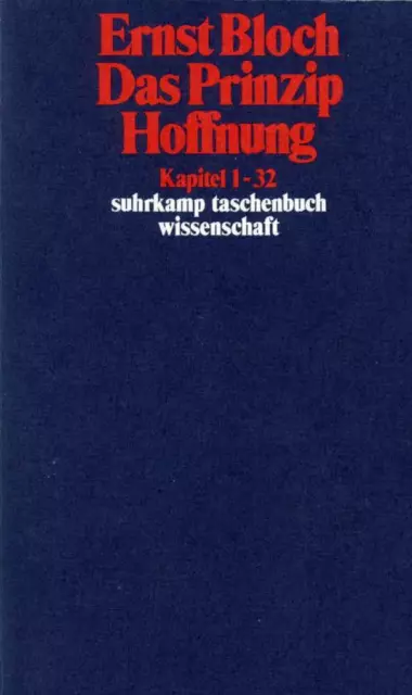 Das Prinzip Hoffnung | Ernst Bloch | 1985 | deutsch