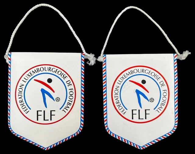Federcalcio lussemburghese 2 gagliardetti FLF