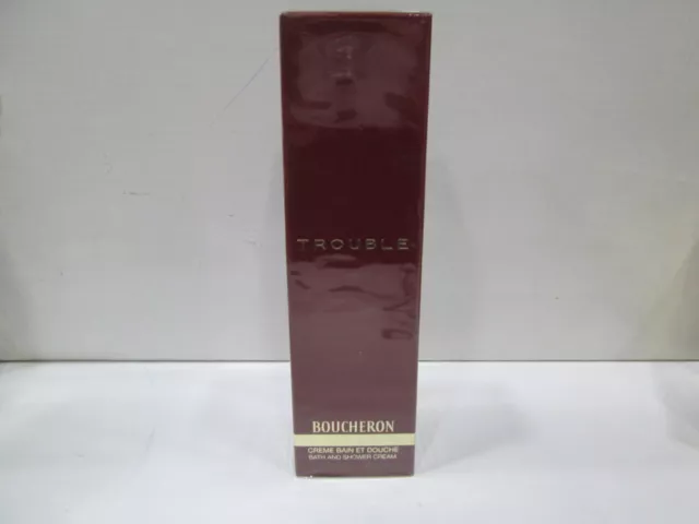 "TROUBLE de BOUCHERON - PARIS" Bath & Shower Cream - Bagnoschiuma 200ml-Vintage