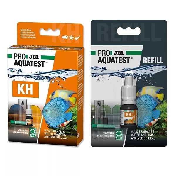 JBL ProAquaTest KH Carbonate Hardness Water Test Kit / Refill for Fresh Aquarium