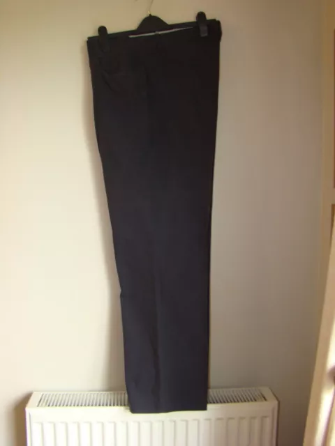 Men's Calvin Klein Brown Pin Stripe Chino Jeans Straight Leg 36 W x 30 L NWOT