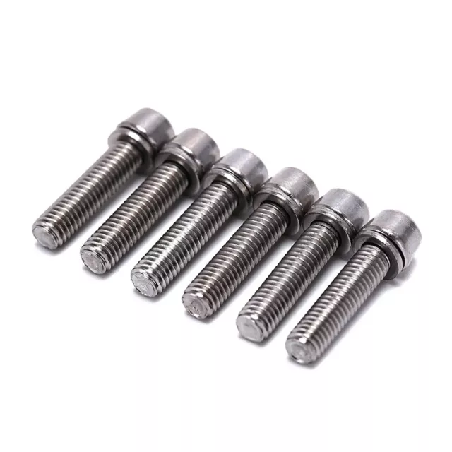 6pcs bicycle headset stem head screw steel bicycle seat disc screw RSD.YH