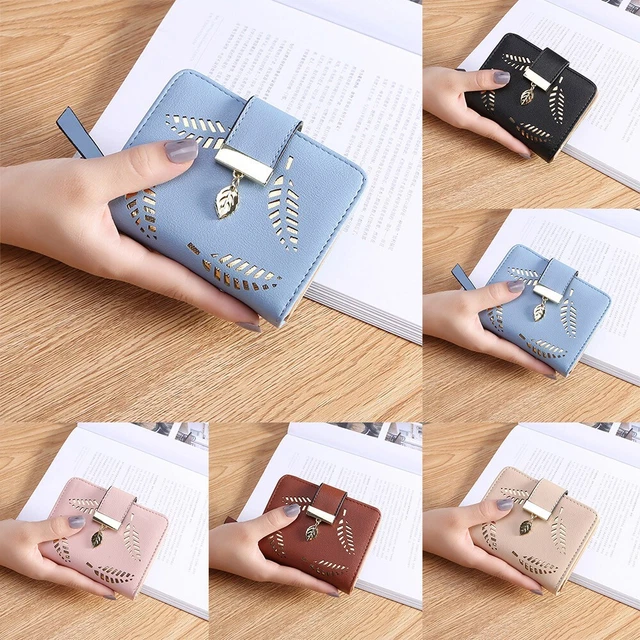 Portafoglio pieghevole donna elegante e versatile ideale per carte di credito