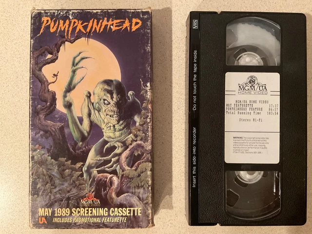 PUMPKINHEAD (VHS, 1989) Lance Henriksen, John Di Aquino - MGM Screener ...