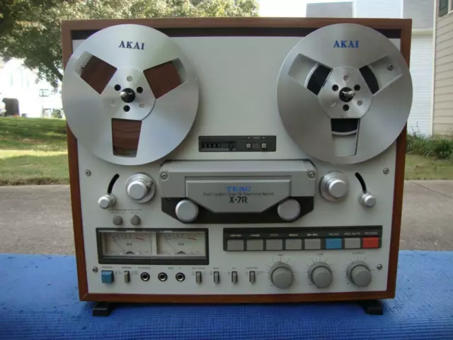 AWESOME TEAC X-7R Reel To Reel Tape Deck + Cabinet/ Feet + FREE Reel -  Serviced $1,099.99 - PicClick