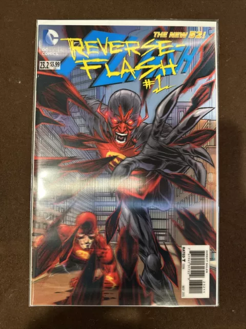 ⚡🔴 THE FLASH #23.2 3D 2ND PRINT REVERSE #1 LENTICULAR VARIANT Justice League DC