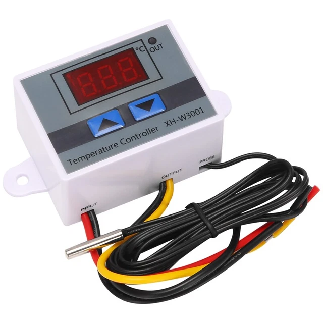 220V Regolatore Temperatura LED Digitale 10A Termostato Controllo con Interruttore Di Y1U9