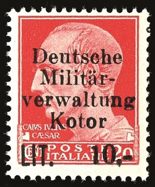 32629) Kotor MiNr. 1/6 ** komplett postfrisch Fotoattest Brunel VP Mi. 1.100.-