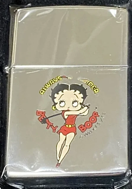 Zippo 1994 Silver Betty Boop Oil Lighter JP