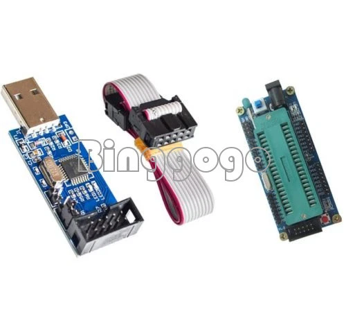 PROGRAMMER AVR ATMEGA16 Minimum System Board ATmega32 + USB ISP USBasp ...
