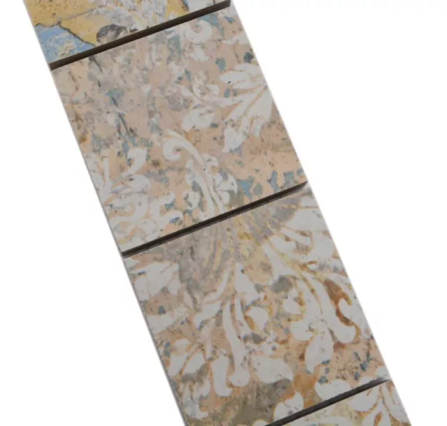 Bordo in ceramica listello decorativo mosaico bordo mosaico bordo sabbia vintage WB16BOR-71CS