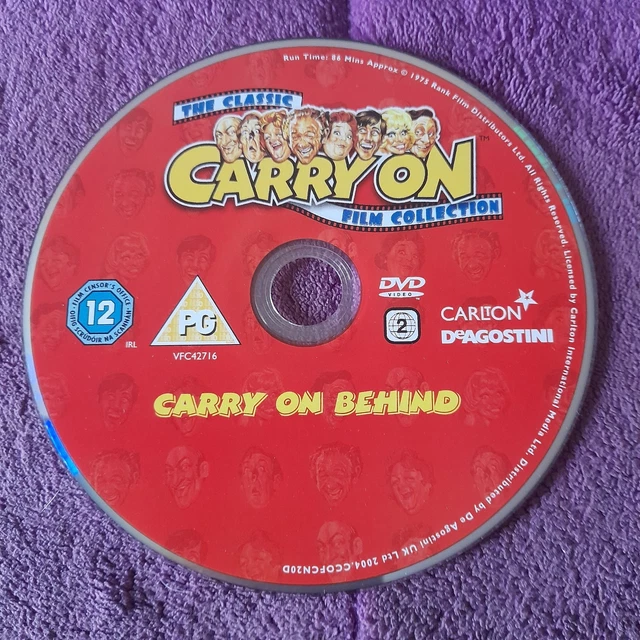 CARRY ON BEHIND DVD Disc Only VGC free postage £1.99 - PicClick UK