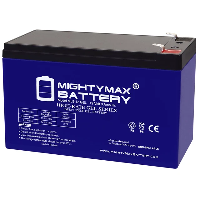 Mighty Max Battery 12V 35AH Gel Replacement Battery For Invacare Pronto M51 M61-2 Pack