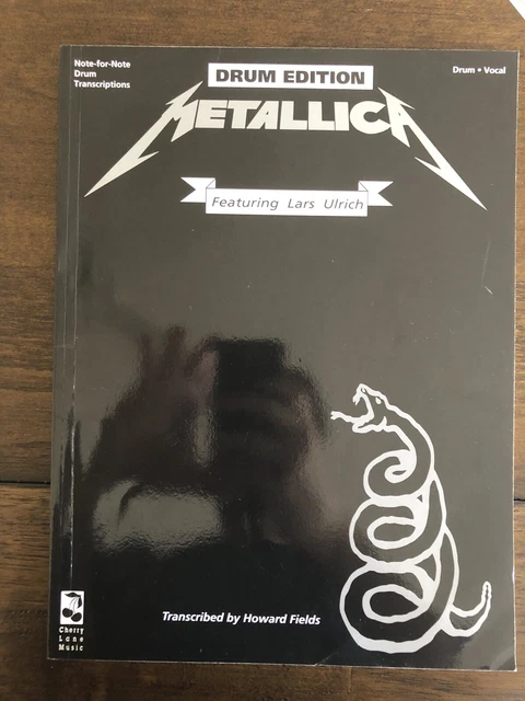 Metallica Black Album Drum Transcriptions sheet music songbook ft. Lars Ulrich Metallica Black Album Drum Transcriptions sheet music songbook ft. Lars Ulrich