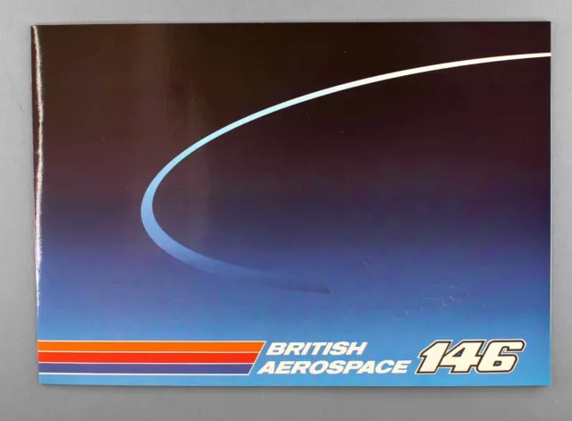 British Aerospace Bae 146 Manufacturers Sales Brochure 1988