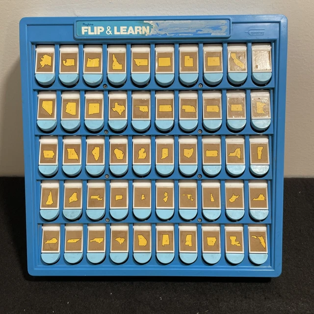 PLAYTIME FLIP & Learn 50 States and Capitals Interactive Toy Home ...