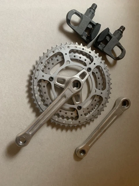 Pédalier Vélo Stronglight 52/42D 170mm Pédales MKS