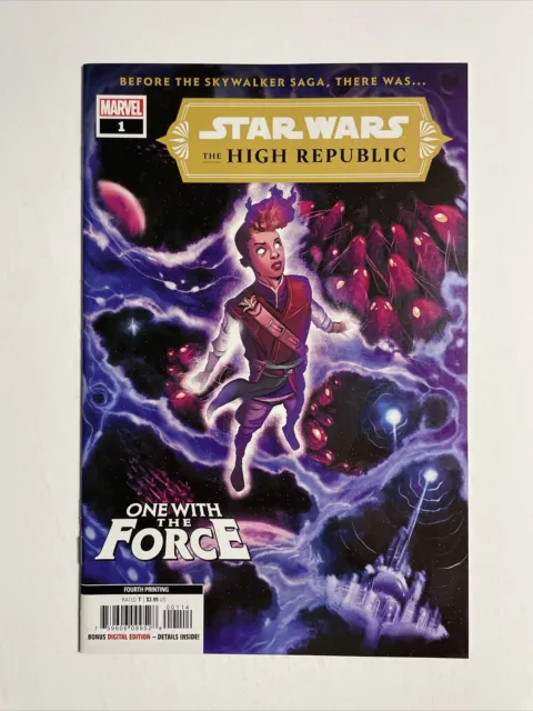 Star Wars: High Republic #1 (2020) 9.4 NM Marvel 4th Print Variant Cover Comic