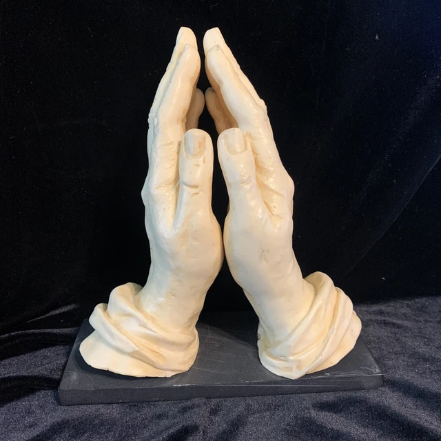 VINTAGE A.SANTINI MADE in Italy Praying Hands Sculpture Classic Figure