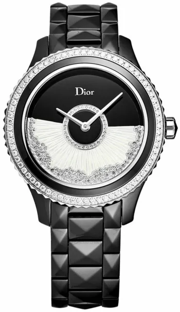 Christian Dior VIII Grand Bal 38mm Black New Women's Luxury Watch CD124BE3C003