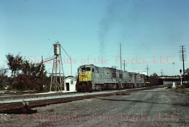 Louisville & Nashville L&N GE U23b Diesel Loco #2708 Original Slide Raleigh 1982