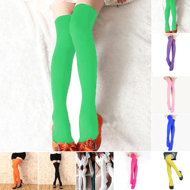 Womens Sheer Mesh Socks Over Knee Long Thigh High Boot Soft Stockings Hosiery