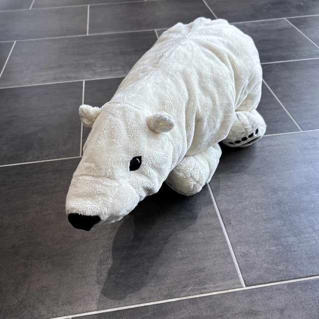 IKEA LARGE SITTING Hugging Polar Bear Teddy Soft Plush Cuddly Kids Toy
