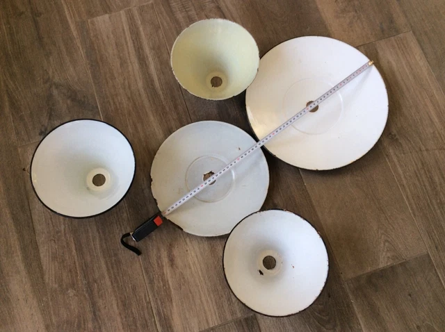 Lot De 2 Abat-jour Vintage En Carton Pour Lampe - Anciens, à Fixer Sur Ampoule, Décoration Rétro