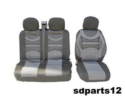 7 PLACES Alhambra 7 x HOUSSES NOIR COUVRE SIEGES POUR SEAT ALHAMBRA & OPEL SINTRA 