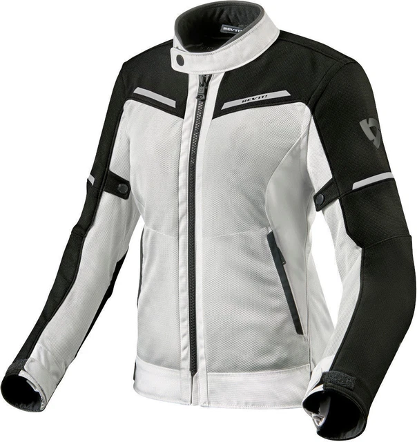 Revit Outback 3 Damen Motorradjacke – Textiljacke Mit Stehkragen, In Silver/Fuchsia