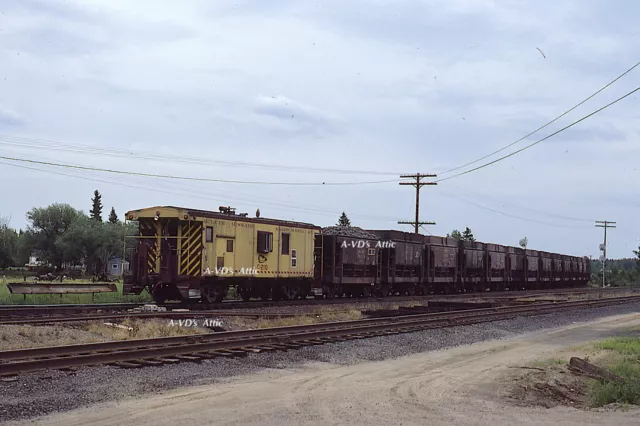 BIN 2 Orig slides DM&IR Missabe caboose C-210 ore train Keenan Yd Forbes MN 1981