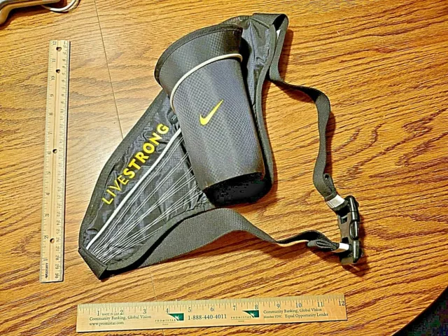 NIKE LiveSTRONG running jogging hydration water bottle holder holster RARE L@@K