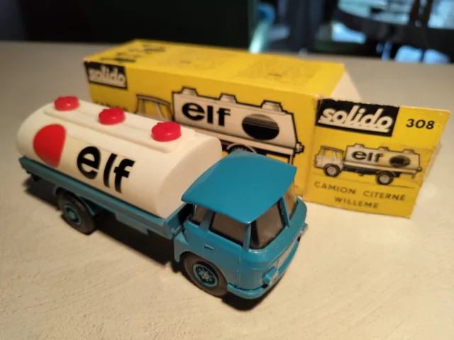 Solido camion citerne Elf willeme n°308