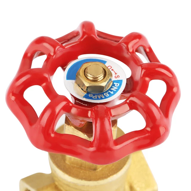 DN15 Valvola cancello in ottone BSPP G1/2 Valvole a chiusura 232PSI per acqua olio gas