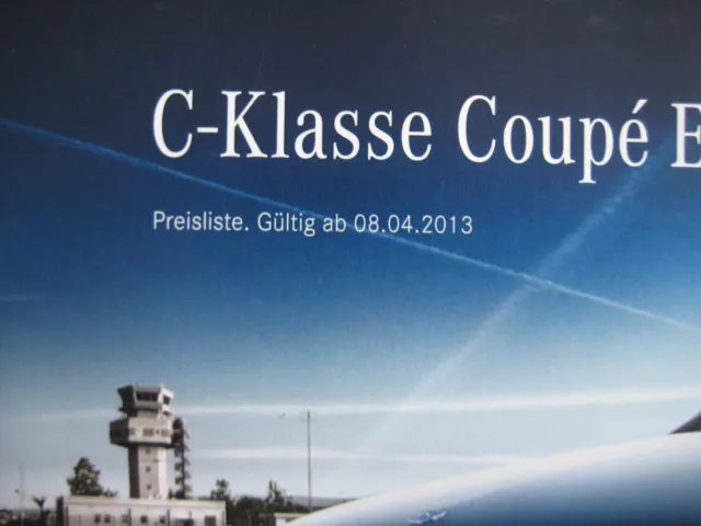 MERCEDES-BENZ C-Klasse Coupe W204 Konvolut (16x) für Händler Preisliste von 2014 3