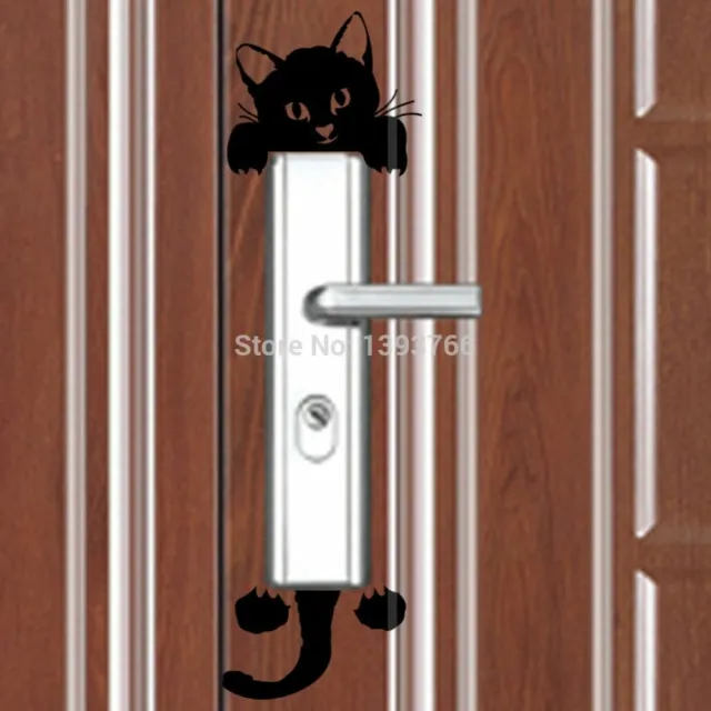 DIY Funny Cute Cat Dog Switch Stickers Wall Stickers Home Decoration Bedroom kid 3