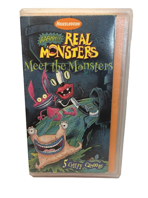 AAAHH! REAL MONSTERS Meet the Monsters Nicktoons VHS 1997 Nickelodeon £ ...