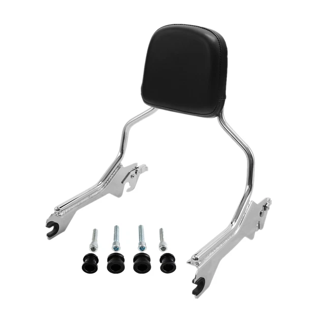 CHROME SISSY BAR Pad Docking Hardware Kit Fit For Harley Softail Fat