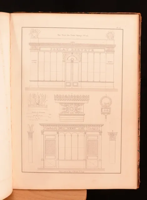 1848 Nouveau Recueil de Menuiserie et de Decorations Interieures et Exterieures