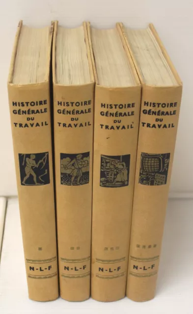 Histoire générale du travail - 4 Tomes - VD