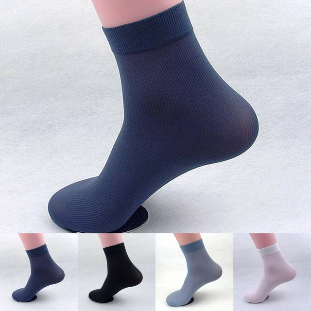 Calzini Calze Estate Ultra-Sottile Traspirante Business Casual Comodo Abito