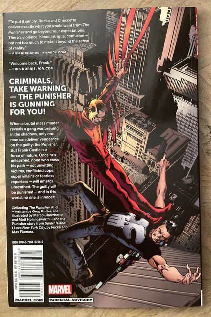 The Punisher: Vol 1 By Greg Rucka (2011) Graphic Novel - High Grade TPB 2
