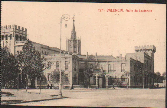 Antigua Postal Valencia Asilo De Lactancia Old Postcard Postkarte        Cc00999