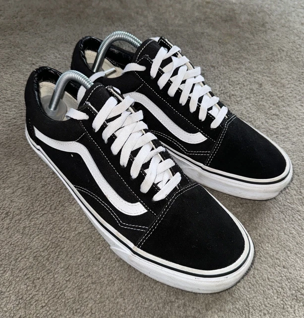 VANS OLD SKOOL Black Trainers Size UK 8 Eu 42 EUR 21 74 PicClick IT