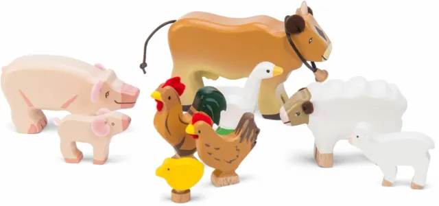 Le Toy Van Farms Soleggiato Fattoria Animali Set Creativo Bambini Gioco 3 Anni+
