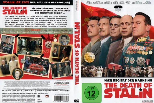 "The death of Stalin" Rabenschwarze Komödie! In Deutsch! Neue DVD!