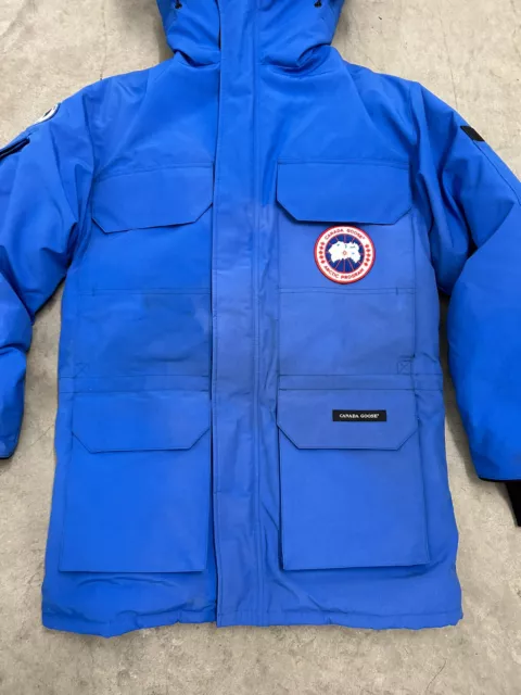 Canada Goose Expedition Down Parka PBI Royal Blue Men's XS/TP W Tags Fusion Fit 3